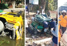 পথচারী ও টেক্সি চাপা দিয়ে ট্রাক পুকুরে, মাদ্রাসা ছাত্রীসহ নিহত ২