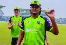 নাসুমের ঘূর্ণিতে জয়ের ধারায় ফিরলো সিলেট