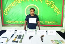 সিএমপির তালিকাভুক্ত শীর্ষ সন্ত্রাসী আকতার আনোয়ারায় গ্রেপ্তার অস্ত্র উদ্ধার