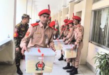 ত্রয়োদশ জাতীয় সংসদ নির্বাচনে বিএনসিসির দায়িত্ব পালন