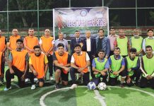 চট্টগ্রাম বোট ক্লাবে সিবিসি টার্ফ ওয়ার ফুটসালের সমাপনী