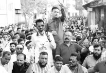 ১৩নং পাহাড়তলী ওয়ার্ডে ধানের শীষের প্রচারণা