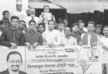 ঐক্যবদ্ধভাবে ধানের শীষে ভোট দিয়ে মানুষের অধিকার পুনঃপ্রতিষ্ঠা করতে হবে