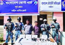 সন্দ্বীপে অস্ত্র ও সরঞ্জামসহ ২ কারিগর আটক