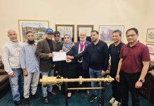 গ্রেটার ম্যানচেস্টার চট্টগ্রাম অ্যাসোসিয়েশনকে টেমসাইড মেয়রের সম্মাননা