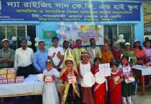 চন্দ্রঘোনা দ্যা রাইজিং সান হাই স্কুলের বার্ষিক ক্রীড়া প্রতিযোগিতা