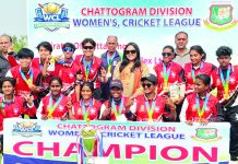 চট্টগ্রাম বিভাগীয় মহিলা টি-টোয়েন্টি ক্রিকেট লিগে সিএসসিএল চ্যাম্পিয়ন