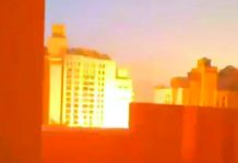 দুবাইয়ের কেন্দ্রে বিস্ফোরণ, আকাশে ধোঁয়ার কুণ্ডলী