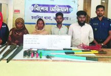 মা-ছেলে ও স্বামী-স্ত্রী মিলে সড়কে ডাকাতির প্রস্তুতি