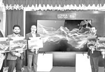 কনকা ১০০ ইঞ্চির গুগল টিভির উন্মোচন