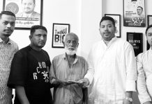 অসুস্থ বিএনপি কর্মীর পাশে প্রতিমন্ত্রী মীর হেলাল