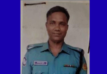 সড়ক দুর্ঘটনায় মারা গেলেন কাপ্তাই পুলিশ ফাঁড়ির এএসআই মাহাবুর হাসান