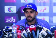 পাকিস্তান সিরিজে সতীর্থদের দায়িত্ব নিয়ে খেলার আহ্বান মিরাজের