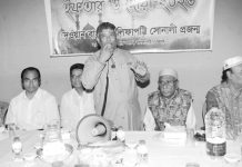 সোনালী প্রজন্ম ক্লাব দেওয়ান বাজার ওয়ার্ডে দোয়া মাহফিল