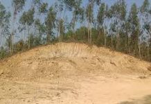 রাতে চলে টিলা কাটা, দিনে পলিথিনের আড়াল