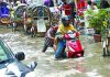 হালকা বৃষ্টিতেও কয়েক জায়গায় জলাবদ্ধতা