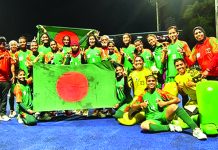 ইতিহাস গড়ে এশিয়ান গেমসে বাংলাদেশ নারী হকি দল