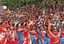 বর্ষবরণে প্রাণের উচ্ছ্বাস