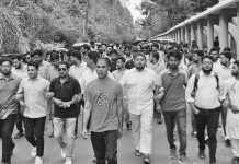 চবি ক্যাম্পাসে ছাত্রদলের মিছিল