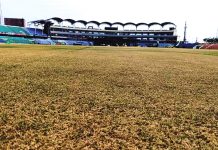সাগরিকায় ধূসর মাঠে সবুজাভ উইকেট