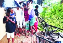 সবজি কিনছিলেন বৃদ্ধা, হঠাৎ দেয়াল ধসে মৃত্যু শিশুসহ আহত ৩