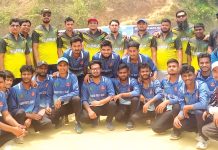 সরফভাটায় স্থায়ী মাঠের দাবিতে সাবেক ও বর্তমান ক্রিকেটারদের প্রীতি ম্যাচ