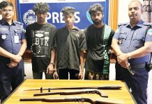 বাগানে বসে ডাকাতির প্রস্তুতি, অস্ত্রসহ গ্রেপ্তার ৩