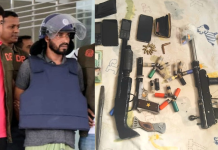 জঙ্গল সলিমপুরের শীর্ষ সন্ত্রাসী ওসমান গণি গ্রেপ্তার, অস্ত্র উদ্ধার