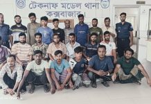 টেকনাফে বিশেষ অভিযানে ২২ জন গ্রেপ্তার