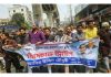 নগরের বিভিন্ন স্থানে নিষিদ্ধ ছাত্রলীগের মিছিল