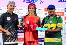 রিয়ার হ্যাটট্রিকে সিঙ্গাপুরকে উড়িয়ে ফাইনালে বাংলাদেশ