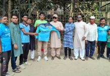 উদীয়মান ক্রিকেট একাডেমির জার্সি উন্মোচন