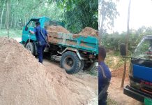 আজাদীতে সংবাদের জেরে তৎপর পুলিশ: ভূজপুরে বালুভর্তি দুটি ড্রাম ট্রাক জব্দ