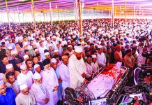মীরসরাই নিজ গ্রামে শায়িত হলেন ইঞ্জিনিয়ার মোশাররফ হোসেন