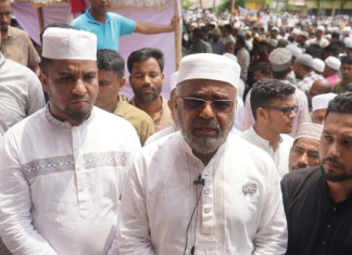 হাজারো মানুষের অশ্রুসিক্ত বিদায়:রাঙ্গুনিয়ায় চার সহোদরের জানাজায় জনসমুদ্র