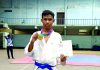 নতুন কুঁড়ি স্পোর্টসের জেলা পর্যায়ে কারাতে চ্যাম্পিয়ন অরণ্য চৌধুরী