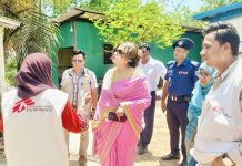 রোহিঙ্গা ক্যাম্প পরিদর্শনে পররাষ্ট্র প্রতিমন্ত্রী শামা ওবায়েদ