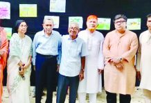 গ্রামীণ প্রাঙ্গণে শিশুদের দুই শতাধিক চিত্রকর্ম, উদ্ভাসিত শিশুমন