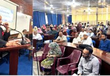 সাউদার্ন ইউনিভার্সিটি ট্রাস্টি বোর্ডের চেয়ারম্যানের সাথে শিক্ষকদের মতবিনিময়