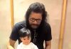 ছেলেকে ড্রাম শেখাচ্ছেন জেমস!