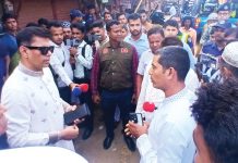 জঙ্গল সলিমপুর পরিদর্শন করলেন এসপি মাসুদ