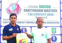 মাস্টার্স ক্রিকেটে হোয়াইট ফ্যালকনের প্রথম জয়