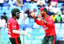 ব্যাটিং ব্যর্থতায় হারল বাংলাদেশ