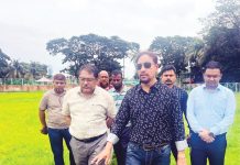 আগ্রাবাদ জাম্বুরী মাঠের উন্নয়ন কাজ পরিদর্শনে মেয়র