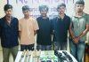 রাউজানে অস্ত্রসহ আটক ৫