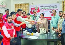 সুস্থ ও সক্ষম মানুষকে স্বেচ্ছায় রক্তদানে উদ্বুদ্ধ করার আহ্বান