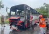 চট্টগ্রামে বিআরটিসি বাসের ধাক্কায় বাবা-ছেলের মৃত্যু