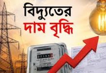 খুচরায় বিদ্যুতের দাম বাড়ল ১৬.৭ শতাংশ