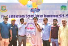 বিভাগীয় পর্যায়ে ন্যাশনাল স্কুল ক্রিকেট টুর্নামেন্টের উদ্বোধন