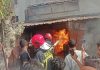 কাপ্তাই রাস্তার মাথায় আগুনে পুড়েছে দুই দোকান